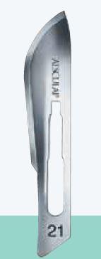 ЛЕЗО СКАЛЬПЕЛЯ КАРБОНОВЕ №21